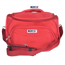 OkaeYa Polyster Made Red Vanity Bag